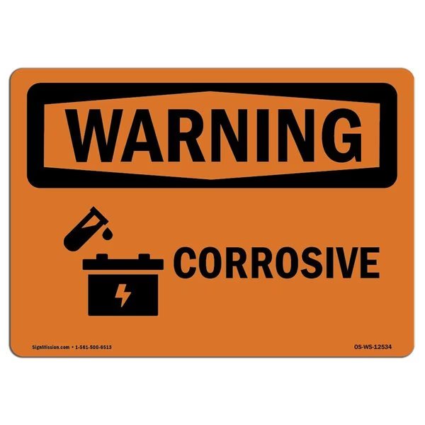 Safety Sign, OSHA WARNING, 10